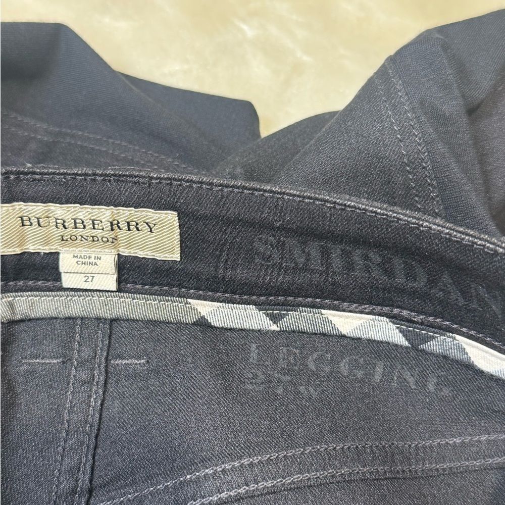 Burberry Thurlestone NWT Black Skinny Jeans 27w - Picture 11 of 15